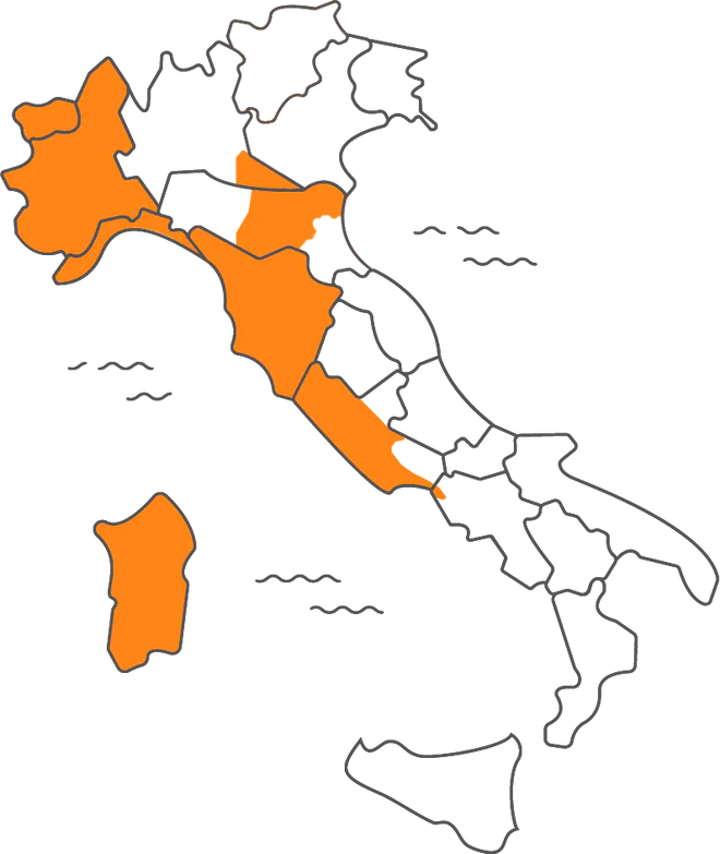 Mappa di Conad Nord Ovest